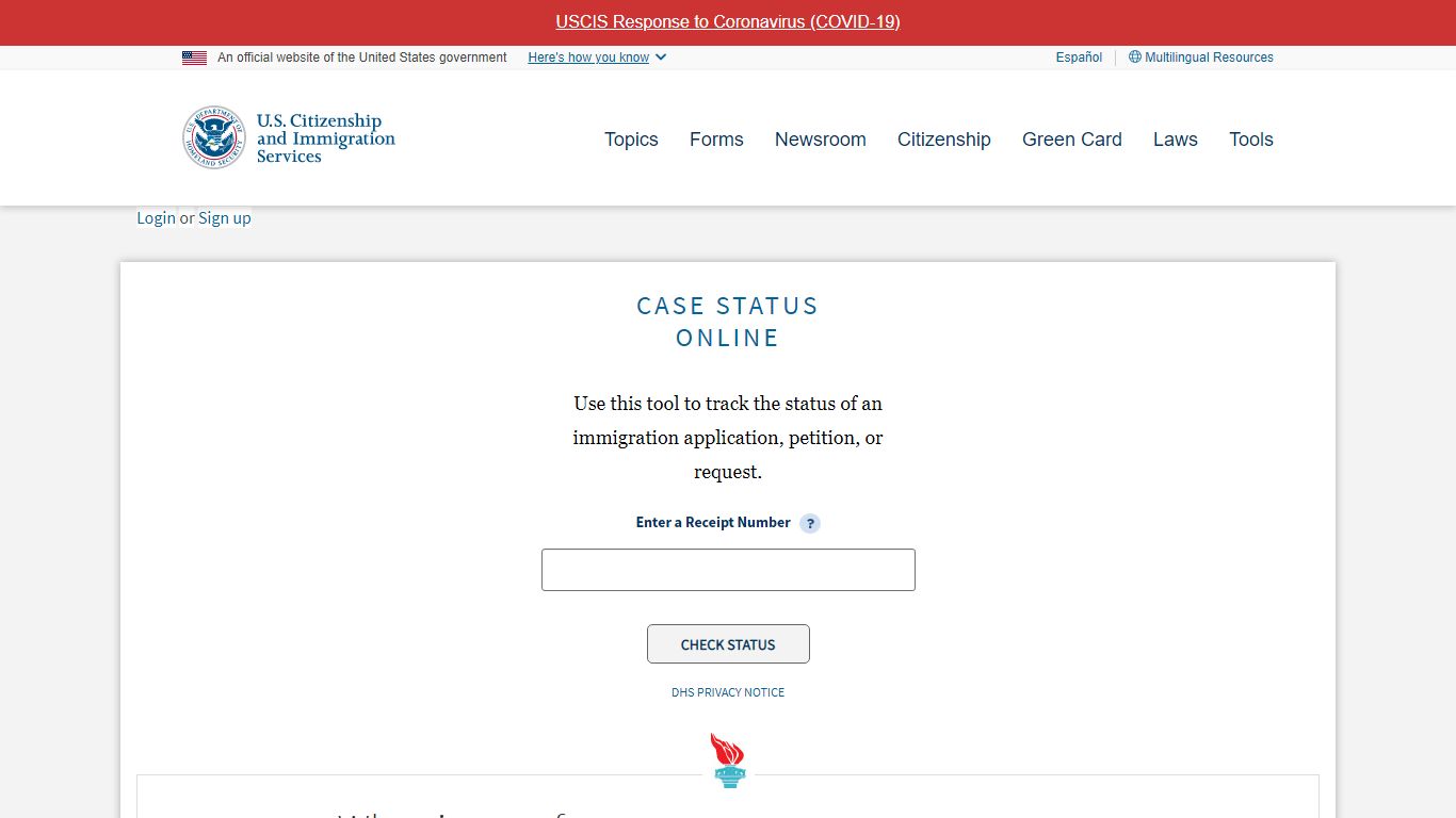 Case Status Online