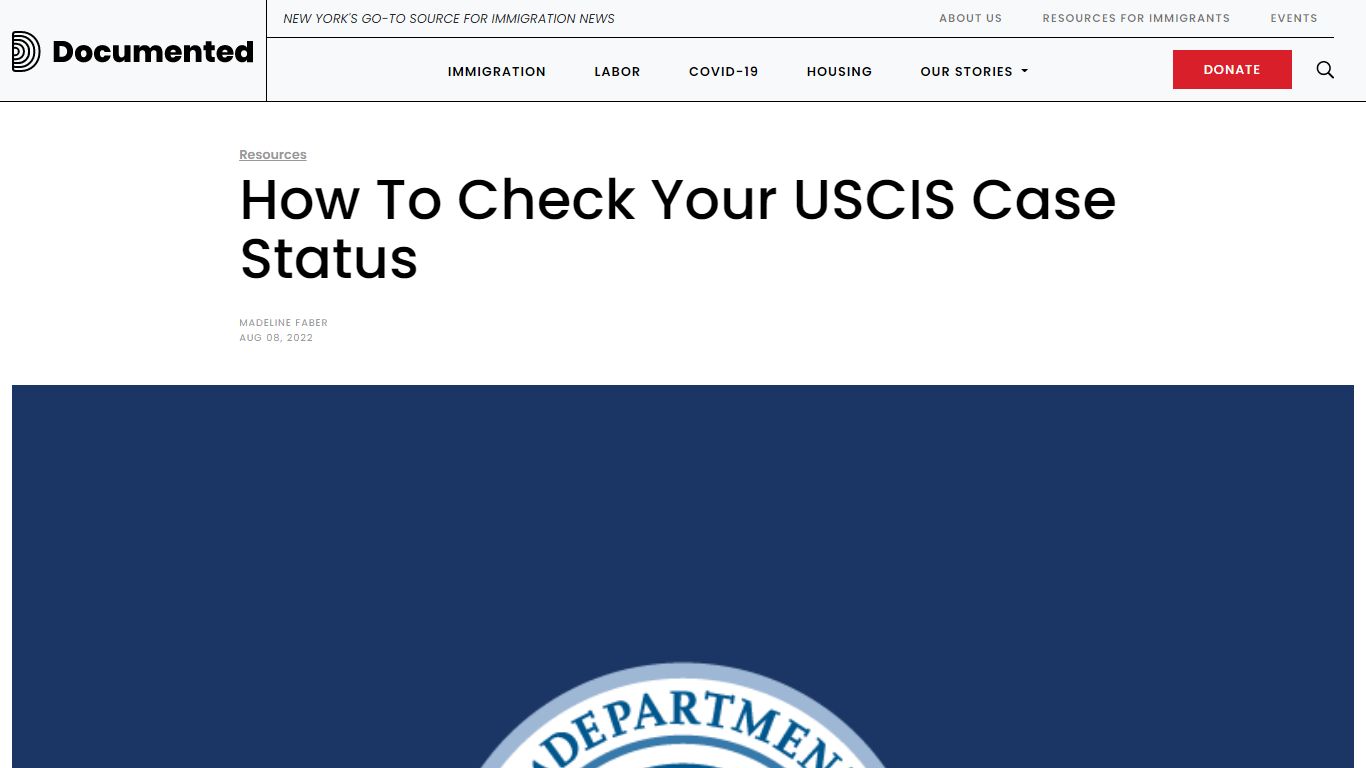 How To Check Your USCIS Case Status - Documented